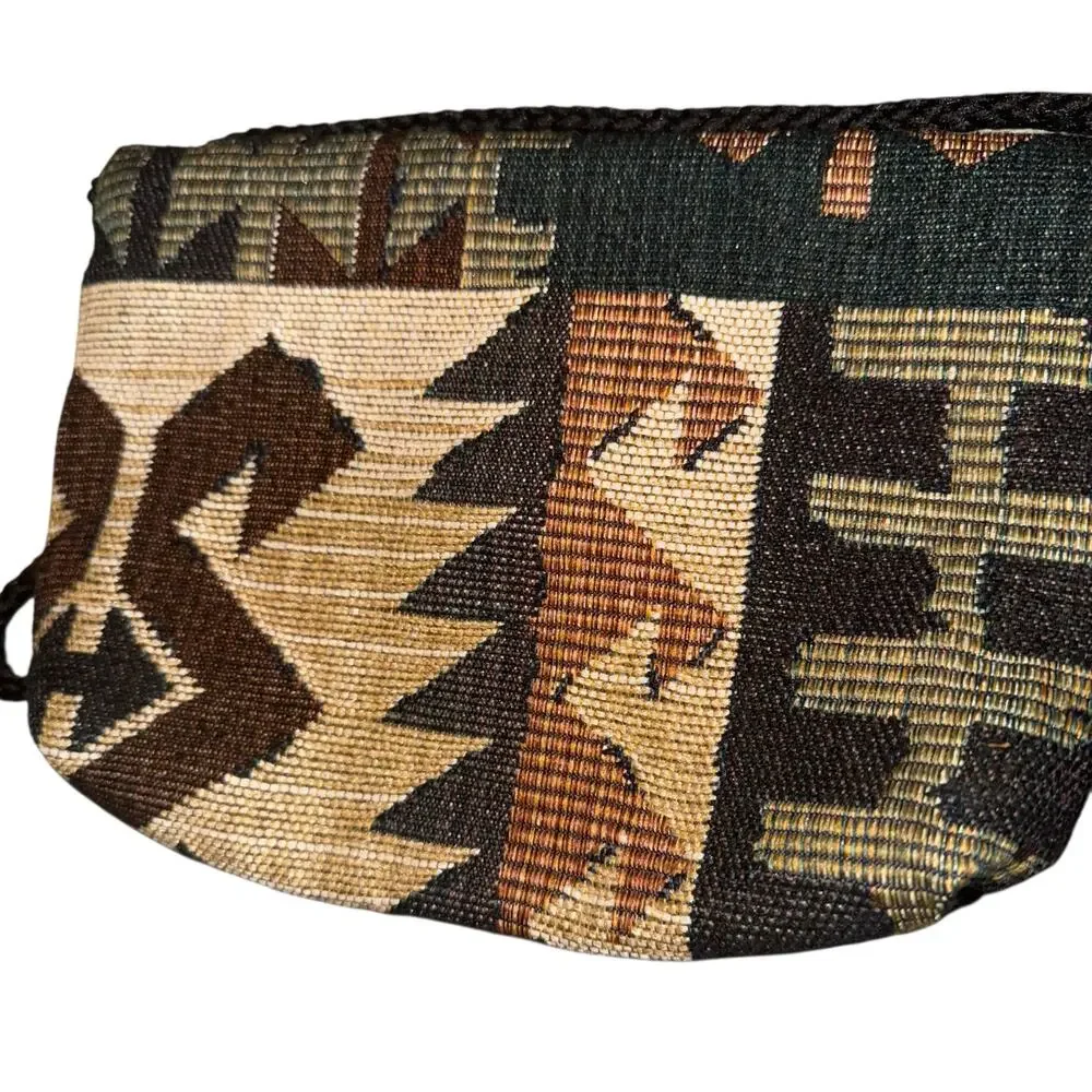 Kokopelli‎ Tapestry Crossbody Purse Bag Southwestern Geometric Western Aztec